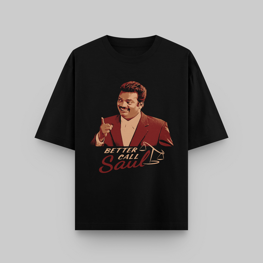 Adv. Mukundan Unni × Saul Goodman Oversized Tee